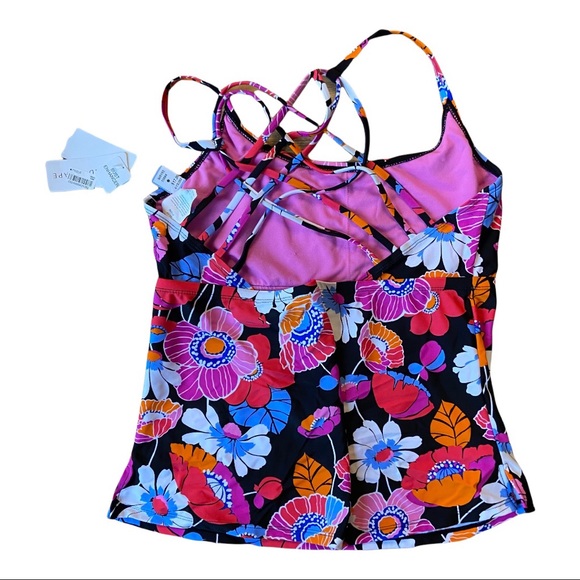 Island escape tankini strappy Tank - Picture 6 of 10